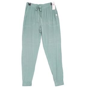 GapBody Joggers Drawstring Waist Jogger Pajama Pants Boggy Green Medium